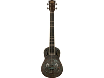 Kala KA-RES-COP-B-E Baritone Resonator Ukulele with EQ With Bag