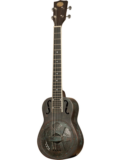 Kala KA-RES-COP-B-E Baritone Resonator Ukulele with EQ With Bag
