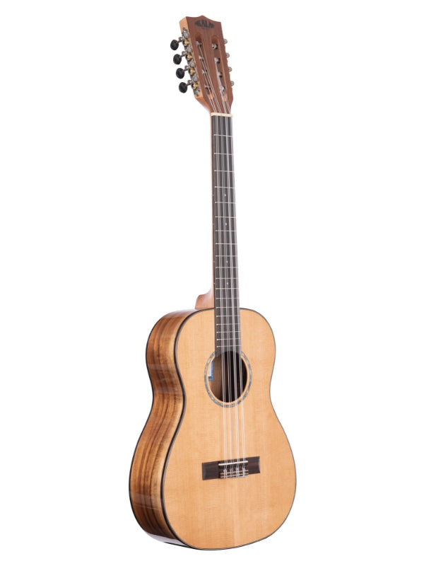 Kala KA-SCAC-B8 Solid Cedar Acacia Baritone 8-String Ukulele