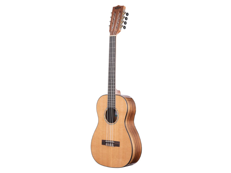 Kala KA-SCAC-B8 Solid Cedar Acacia Baritone 8-String Ukulele