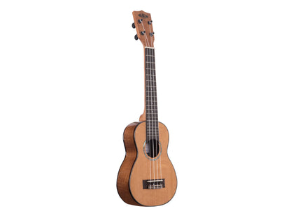 Kala KA-SCAC-SLNG Solid Cedar Top Acacia Soprano Long-Neck Ukulele