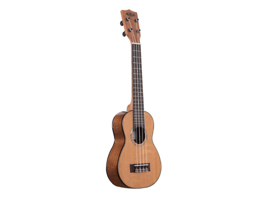 Kala KA-SCAC-SLNG Solid Cedar Top Acacia Soprano Long-Neck Ukulele