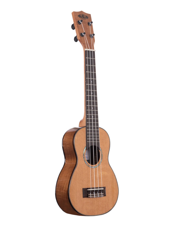 Kala KA-SCAC-SLNG Solid Cedar Top Acacia Soprano Long-Neck Ukulele