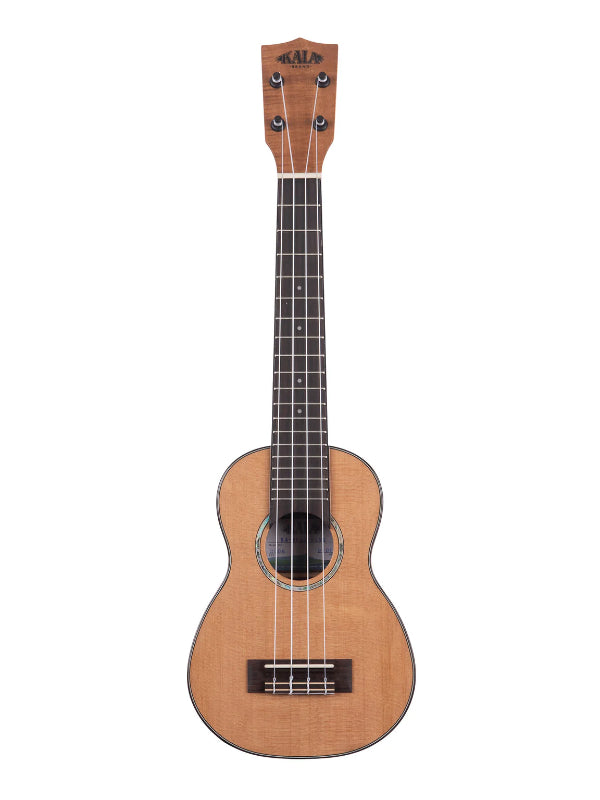 Kala KA-SCAC-SLNG Solid Cedar Top Acacia Soprano Long-Neck Ukulele
