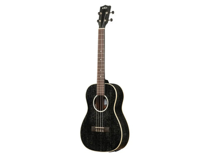 Kala KA-SDH-BE All Solid Salt & Pepper Doghair Mahogany Baritone Ukulele