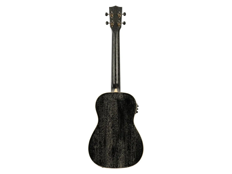 Kala KA-SDH-BE All Solid Salt & Pepper Doghair Mahogany Baritone Ukulele
