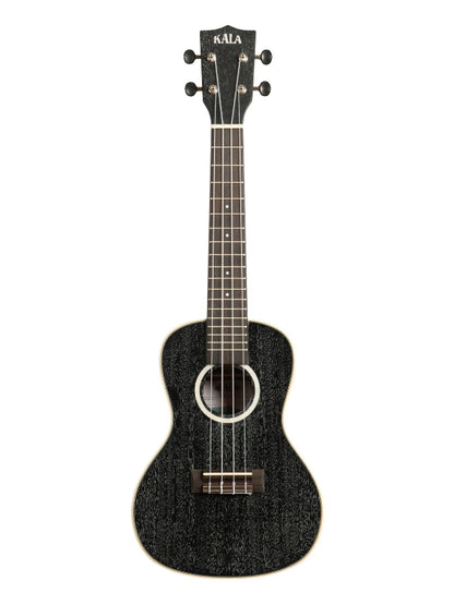 Kala KA-SDH-C Salt & Pepper Doghair Mahogany Concert Ukulele With Bag