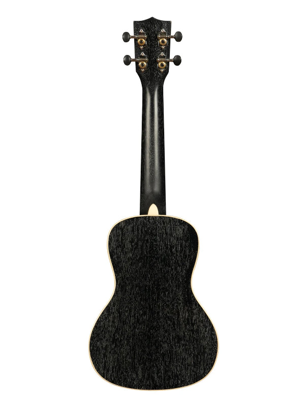 Kala KA-SDH-C Salt & Pepper Doghair Mahogany Concert Ukulele With Bag