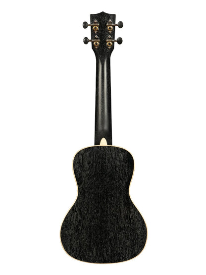 Kala KA-SDH-C Salt & Pepper Doghair Mahogany Concert Ukulele With Bag