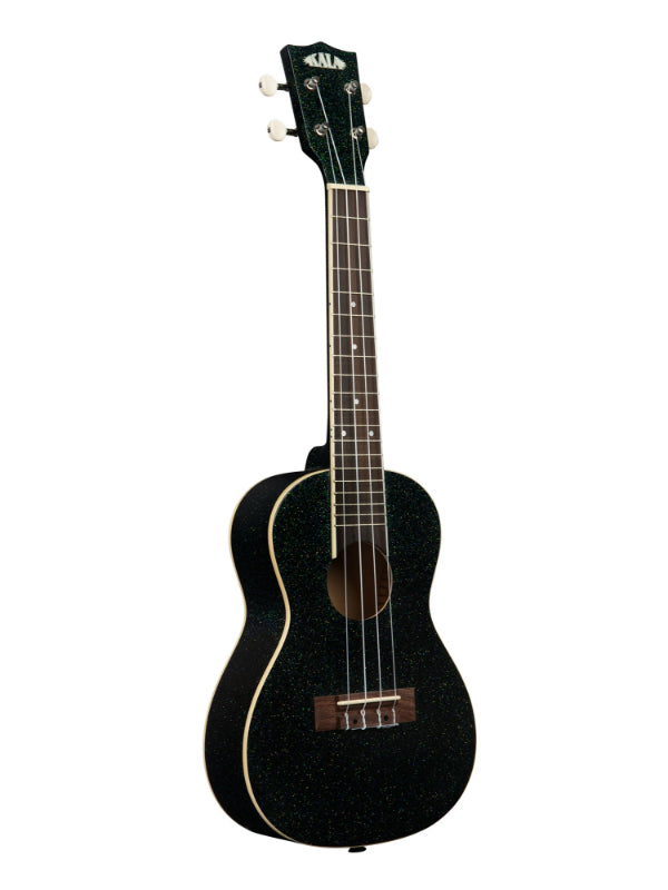 Kala KA-SPRK-BLACK Galaxy Black Sparkle Concert Ukulele