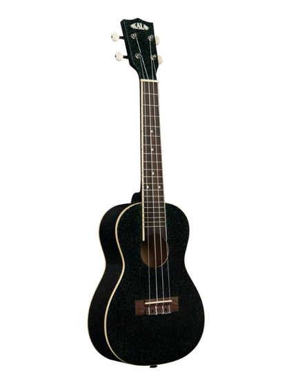 Kala KA-SPRK-BLACK Galaxy Black Sparkle Concert Ukulele