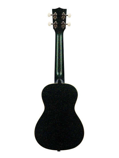 Kala KA-SPRK-BLACK Galaxy Black Sparkle Concert Ukulele