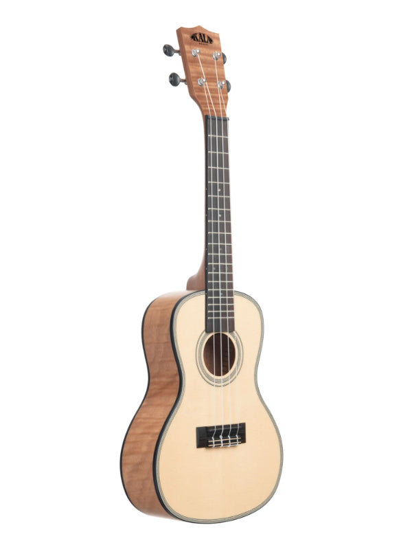 Kala KA-SSEM-C Natural Solid Spruce Top Exotic Mahogany Concert Ukulele