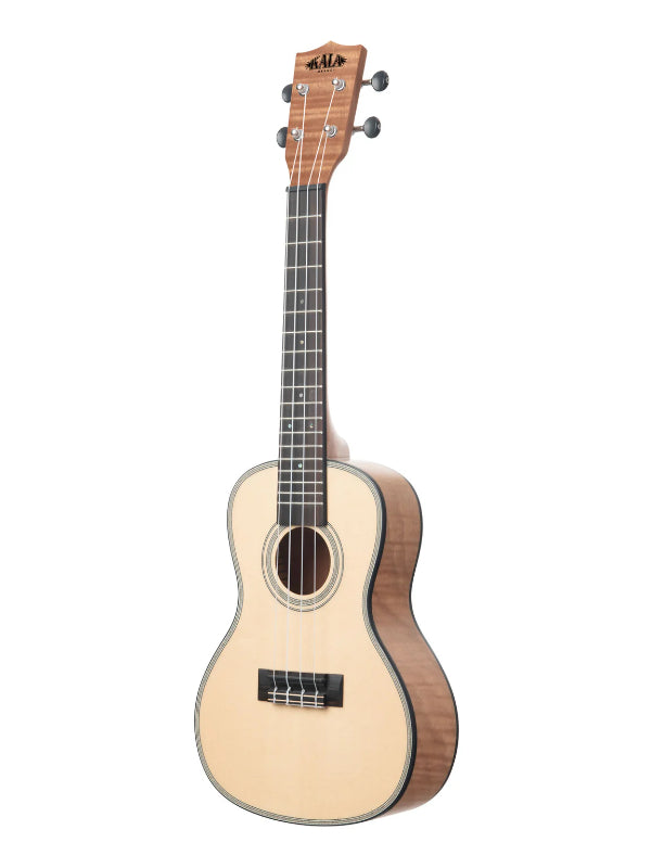 Kala KA-SSEM-C Natural Solid Spruce Top Exotic Mahogany Concert Ukulele