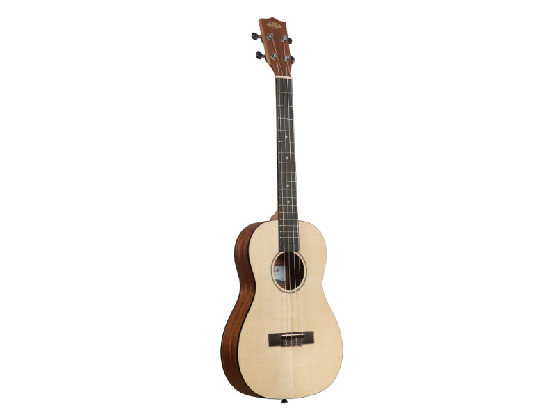 Kala KA-SSTU-B Solid Spruce Travel Baritone Ukulele