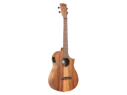Kala KA-TK-B-CE Teak Tri-Top Baritone Ukulele with Cutaway & EQ