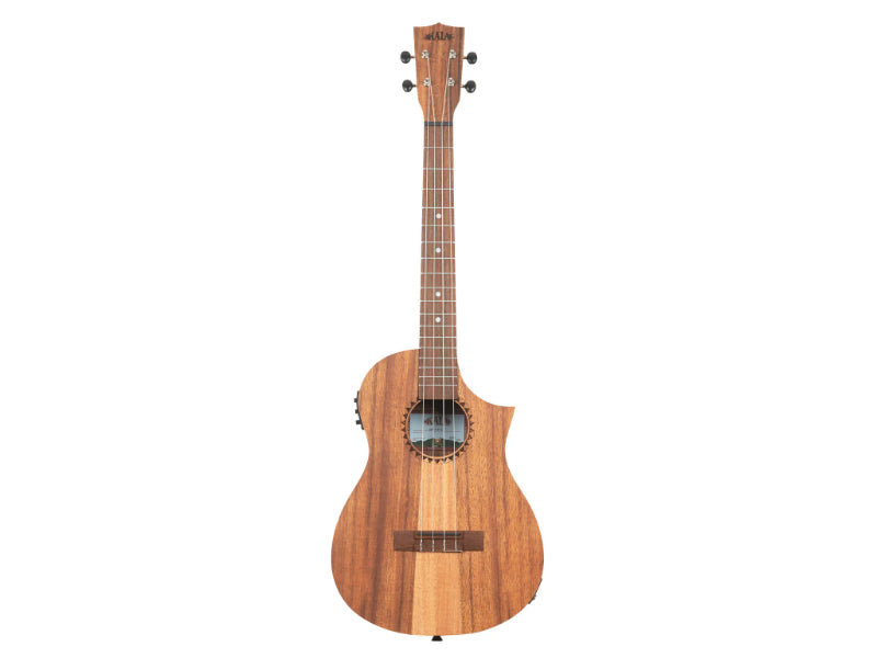 Kala KA-TK-B-CE Teak Tri-Top Baritone Ukulele with Cutaway & EQ