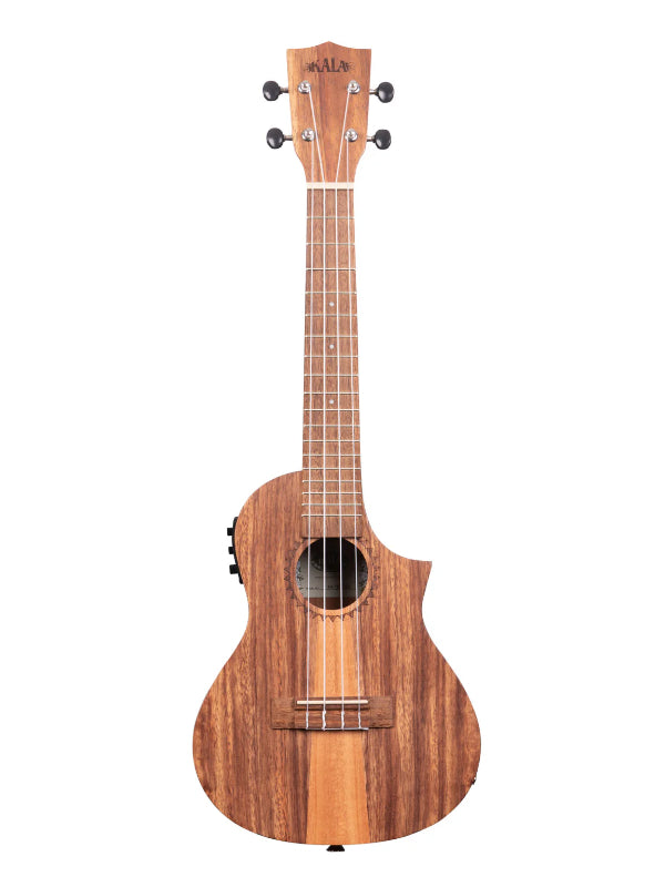 Kala KA-TK-C-CE Teak Tri-Top Concert Ukulele 