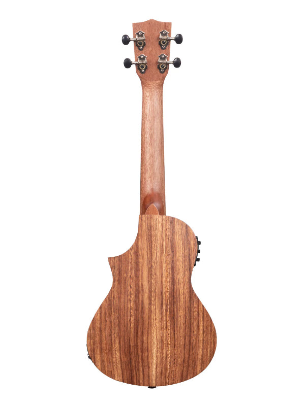 Kala KA-TK-C-CE Teak Tri-Top Concert Ukulele 