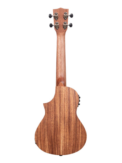 Kala KA-TK-C-CE Teak Tri-Top Concert Ukulele 