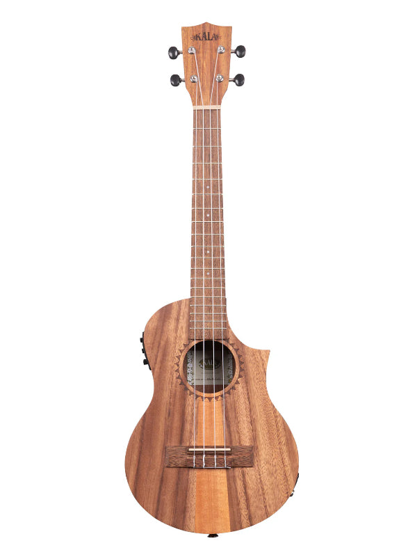 Kala KA-TK-T-CE Teak Tri-Top Tenor Ukulele