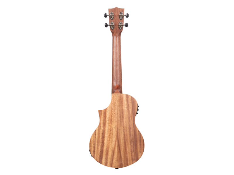 Kala KA-TK-T-CE Teak Tri-Top Tenor Ukulele w/ Cutaway & EQ