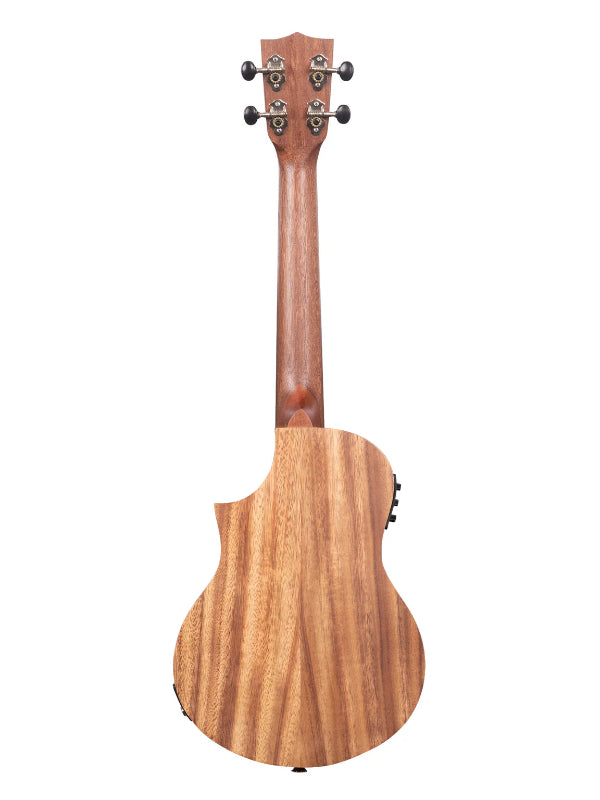 Kala KA-TK-T-CE Teak Tri-Top Tenor Ukulele