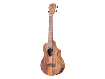 Kala KA-TK-T-CE Teak Tri-Top Tenor Ukulele w/ Cutaway & EQ
