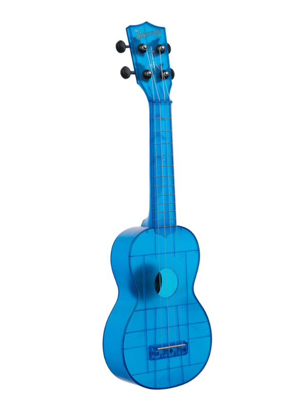 Kala KA-WMT-BL-S Cobalt Blue Transparent Soprano Waterman Ukulele