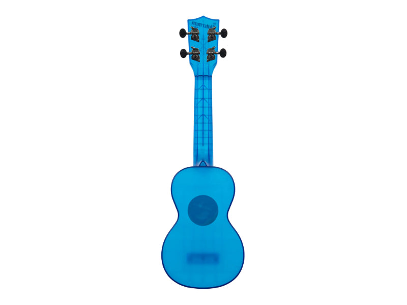 Kala KA-WMT-BL-S Cobalt Blue Transparent Soprano Waterman Ukulele