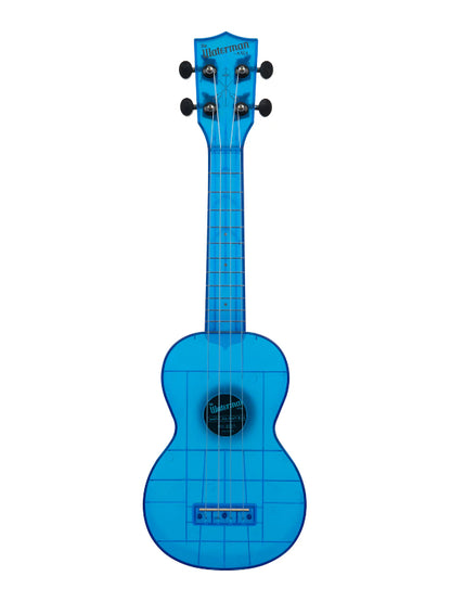 Kala KA-WMT-BL-S Cobalt Blue Transparent Soprano Waterman Ukulele