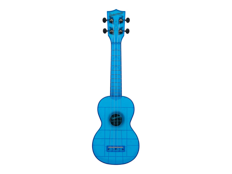 Kala KA-WMT-BL-S Cobalt Blue Transparent Soprano Waterman Ukulele