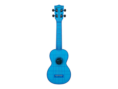 Kala KA-WMT-BL-S Cobalt Blue Transparent Soprano Waterman Ukulele