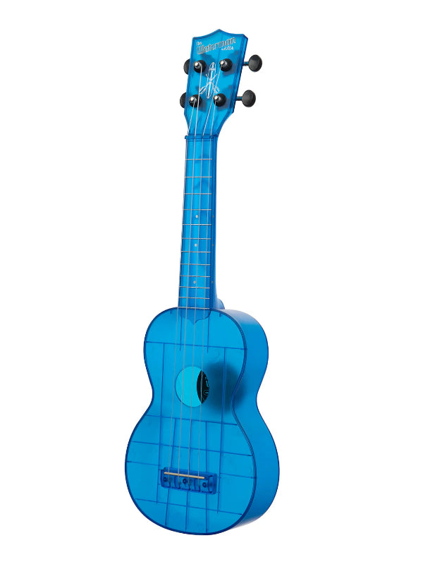Kala KA-WMT-BL-S Cobalt Blue Transparent Soprano Waterman Ukulele