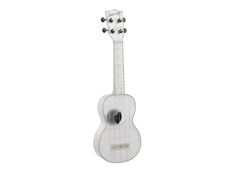 Kala KA-WMT-CL-S Frosted Glass Transparent Soprano Waterman Ukulele