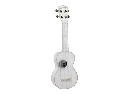 Kala KA-WMT-CL-S Frosted Glass Transparent Soprano Waterman Ukulele