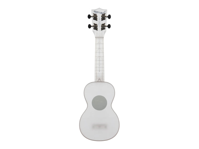 Kala KA-WMT-CL-S Frosted Glass Transparent Soprano Waterman Ukulele