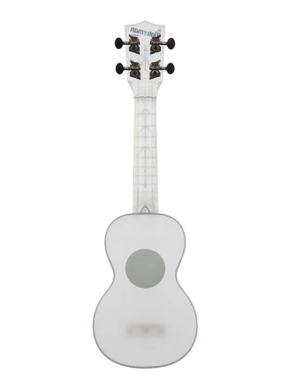 Kala KA-WMT-CL-S Frosted Glass Transparent Soprano Waterman Ukulele