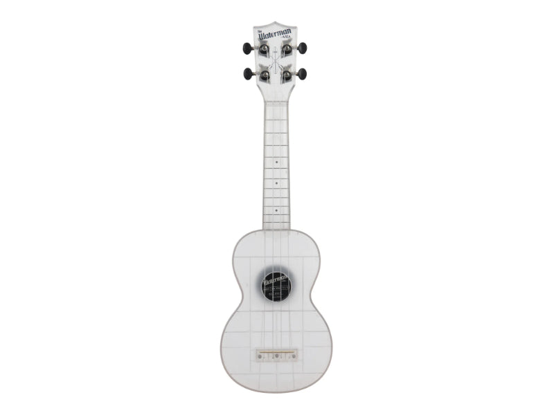 Kala KA-WMT-CL-S Frosted Glass Transparent Soprano Waterman Ukulele