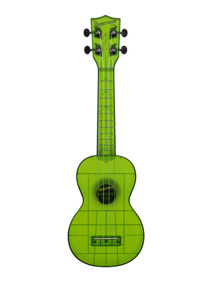 Kala KA-WMT-GN-S Jade Green Transparent Soprano Waterman Ukulele