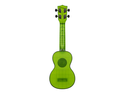 Kala KA-WMT-GN-S Jade Green Transparent Soprano Waterman Ukulele