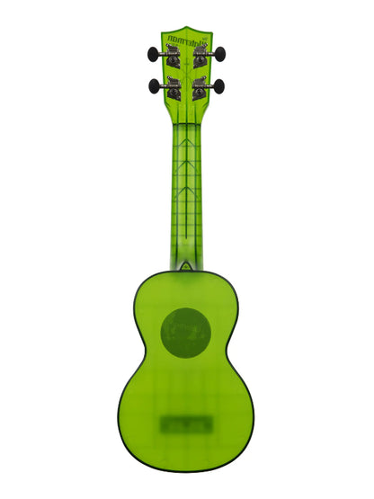 Kala KA-WMT-GN-S Jade Green Transparent Soprano Waterman Ukulele
