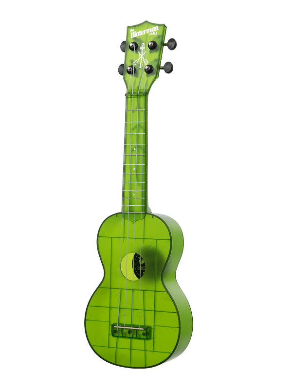 Kala KA-WMT-GN-S Jade Green Transparent Soprano Waterman Ukulele