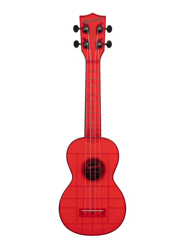 Kala KA-WMT-RD-S Maritime Red Transparent Soprano Waterman Ukulele