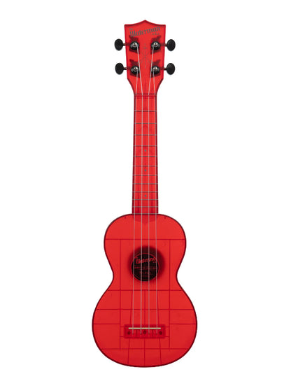 Kala KA-WMT-RD-S Maritime Red Transparent Soprano Waterman Ukulele