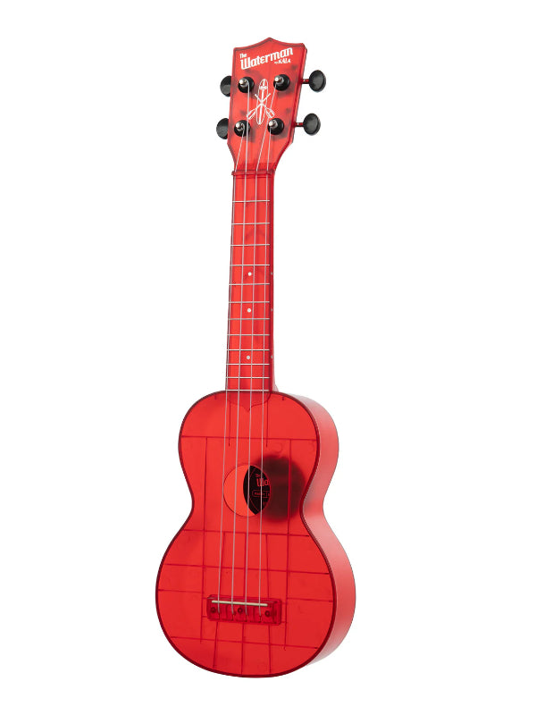 Kala KA-WMT-RD-S Maritime Red Transparent Soprano Waterman Ukulele