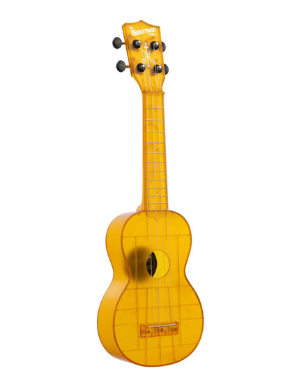 Kala KA-WMT-YL-S Amber Yellow Transparent Soprano Waterman Ukulele