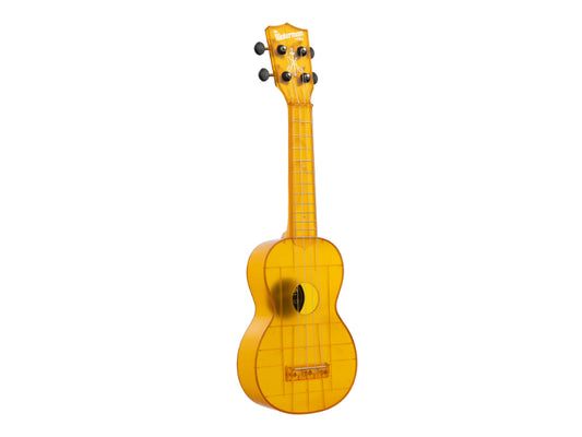 Kala KA-WMT-YL-S Amber Yellow Transparent Soprano Waterman Ukulele