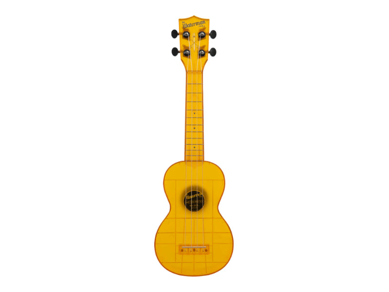 Kala KA-WMT-YL-S Amber Yellow Transparent Soprano Waterman Ukulele