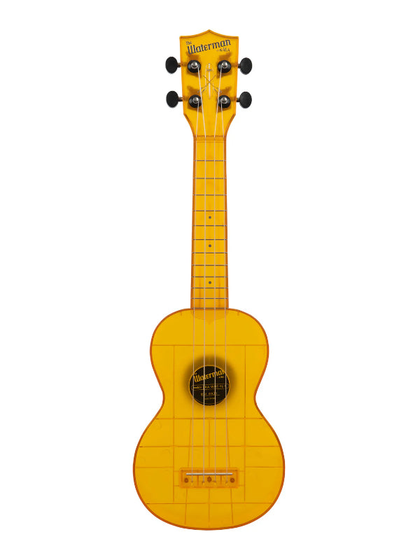 Kala KA-WMT-YL-S Amber Yellow Transparent Soprano Waterman Ukulele
